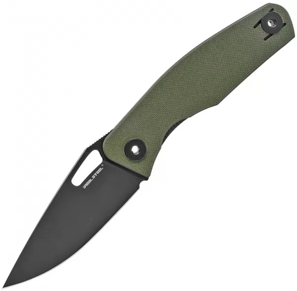 Real Steel Terra Linerlock Olive Green RS7452