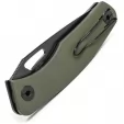 Real Steel Terra Linerlock Olive Green RS7452