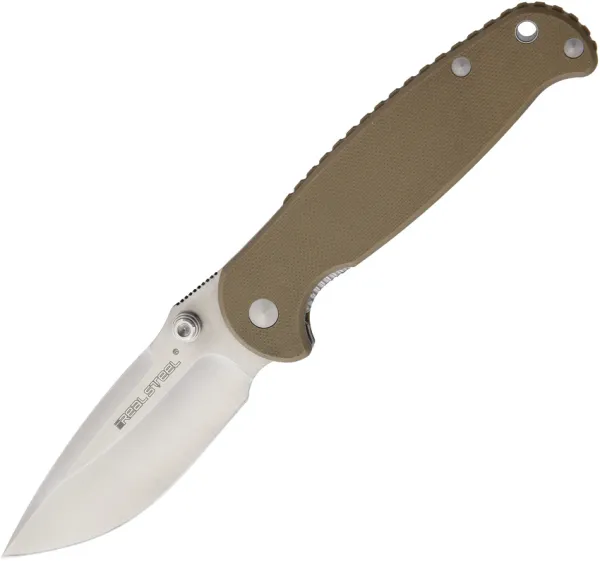 Real Steel H6 Linerlock Coyote Satin RS7763