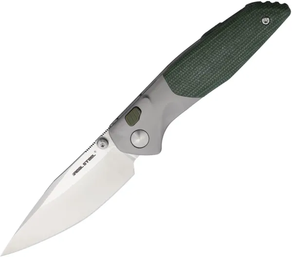 Real Steel Hoeft Button Lock Grn Mic RS7901GM