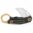 Real Steel Shade Framelock Black-Gold RS7913