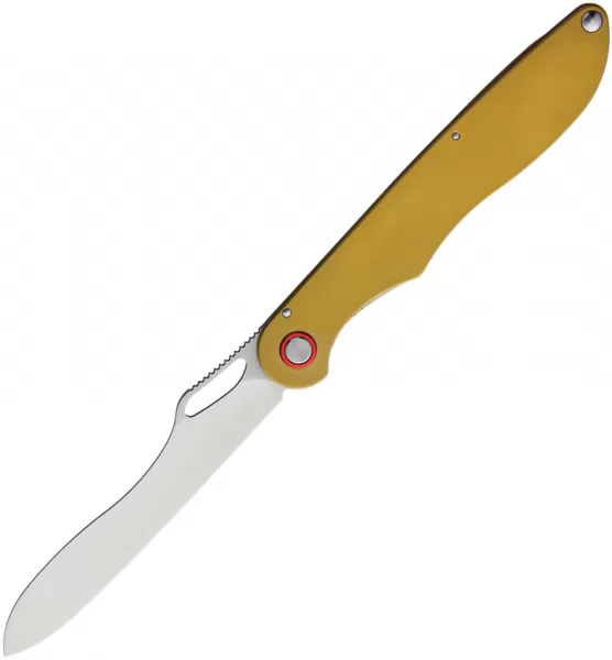 Real Steel RealSlim Framelock Gold RS7932
