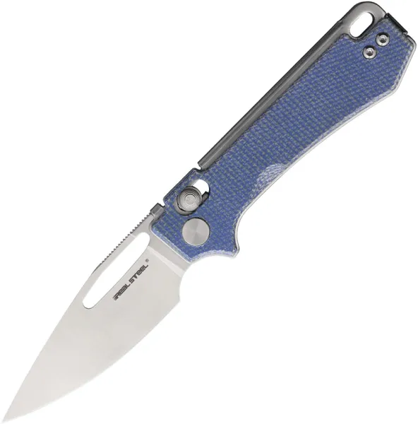 Real Steel Vis Folder Denim Micarta RS8051DM