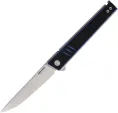 Real Steel Kikashi Linerlock Blk/Blue - RS8071DS