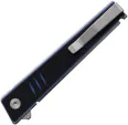 Real Steel Kikashi Linerlock Blk-Blue RS8071DS