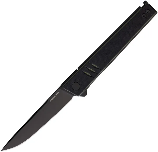 Real Steel Kikashi Linerlock Blk-Grn RS8071GB