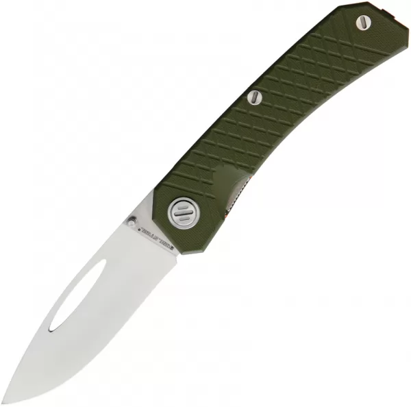 Real Steel Akuma Linerlock Olive Green RS9112