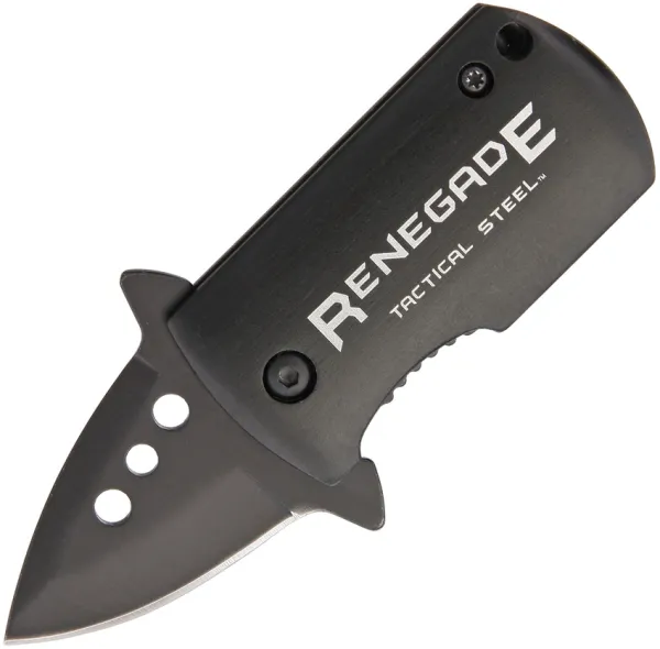 Renegade Tactical Steel Fast Clip Linerlock A-O Black RT124