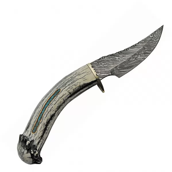 Rite Edge USA Damascus Skinner Knives RUDHDMB1