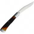 Old School Knifeworks Ruple 1 Trapper Amber Stag RUP1AS