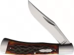 Old School Knifeworks Ruple 1 Trapper Mahogany Bone - RUP1MB
