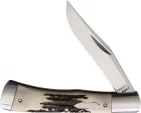 Old School Knifeworks Ruple 1 Trapper Natural Stag - RUP1NS