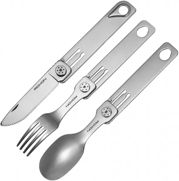 ROXON 3 in 1 Camping Utensil Set RXC1