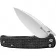 SENCUT Sachse Button Lock Micarta S210071