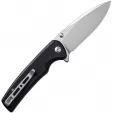 SENCUT Sachse Button Lock Black G10 S210075