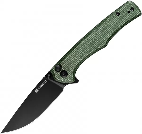 SENCUT Crowley Button Lock Micarta S210123