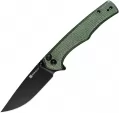 SENCUT Crowley Button Lock Micarta - S210123