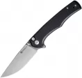 SENCUT Crowley Button Lock Black G10 - S210124
