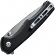 SENCUT Crowley Button Lock Black G10 S210124