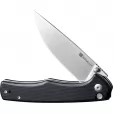 SENCUT Crowley Button Lock Black G10 S210124