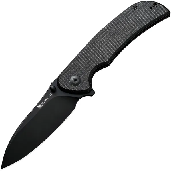 SENCUT Borzam Linerlock Black Micarta S230773