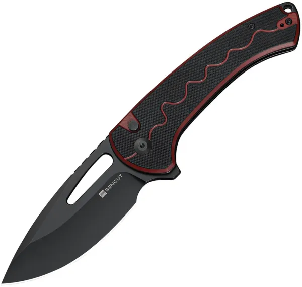SENCUT Squiggy Button Lock Red S24082A3