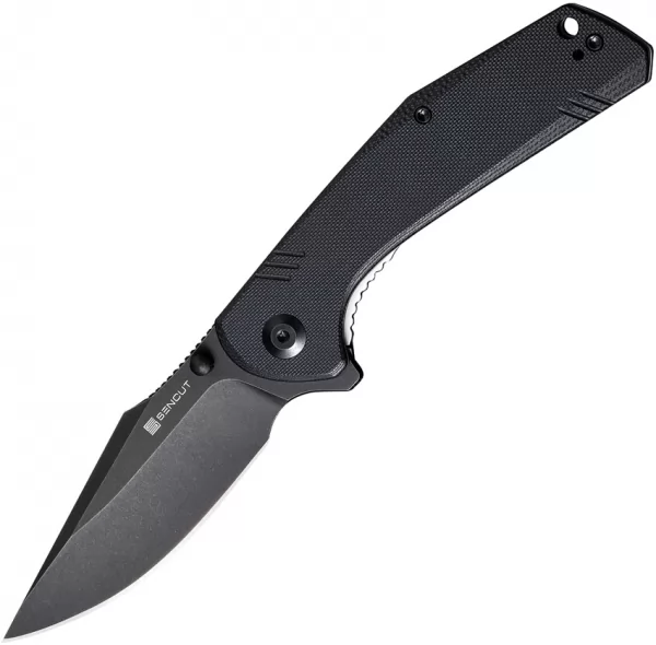 SENCUT Actium Linerlock Black G10 SA02C