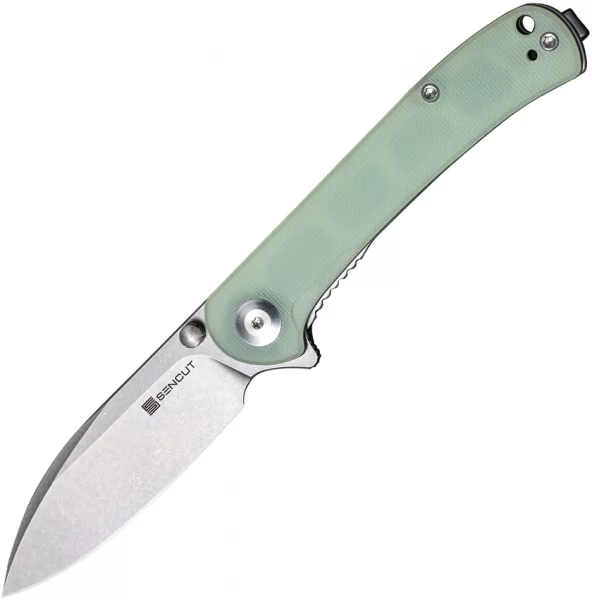 SENCUT Scepter Linerlock Jade G10 SA03C