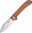 SENCUT Scepter Linerlock Brn Micarta - SA03D