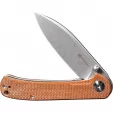 SENCUT Scepter Linerlock Brn Micarta SA03D