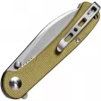 SENCUT Scepter Linerlock Grn Micarta SA03E