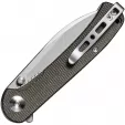 SENCUT Scepter Linerlock Grn Micarta SA03F