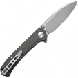 SENCUT Scepter Linerlock Grn Micarta SA03F