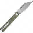 SENCUT Bronte Linerlock Micarta Grn SA08B