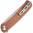 SENCUT Neches Linerlock Brn Micarta SA09D