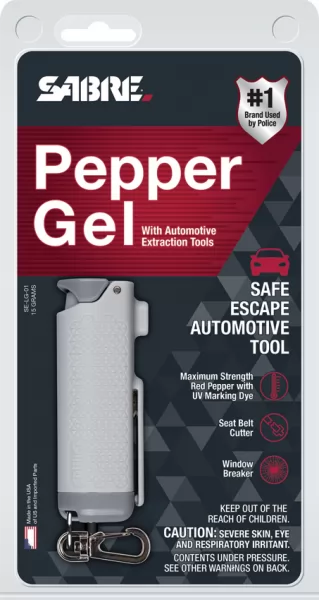 Sabre Red Gel Safe Escape Auto Tool self defense SA10496