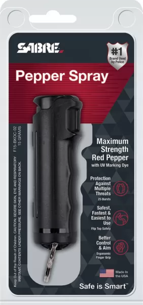 Sabre Keyring Pepper Spray self defense SA10694