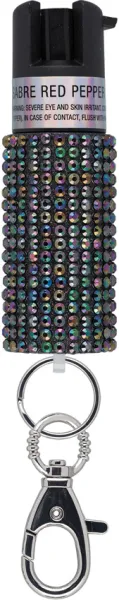 Sabre Jewel Design Pepper Spray Blk self defense SA10775