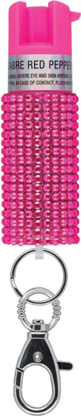 Sabre Jewel Design Pepper Spray Pnk self defense SA10796