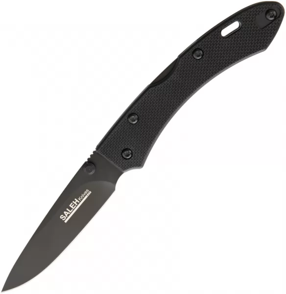 SALEH Knives Lockback Black SALBKB