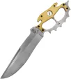 Sniper Bladeworks British Death Head Bowie - SBBDHBRZSAT