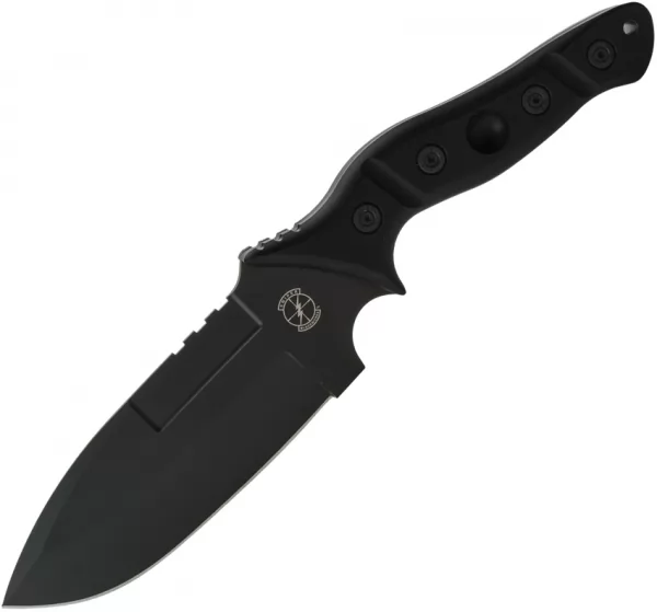 Sniper Bladeworks Mamu Fixed Blade Black-Black SBMAMUBB