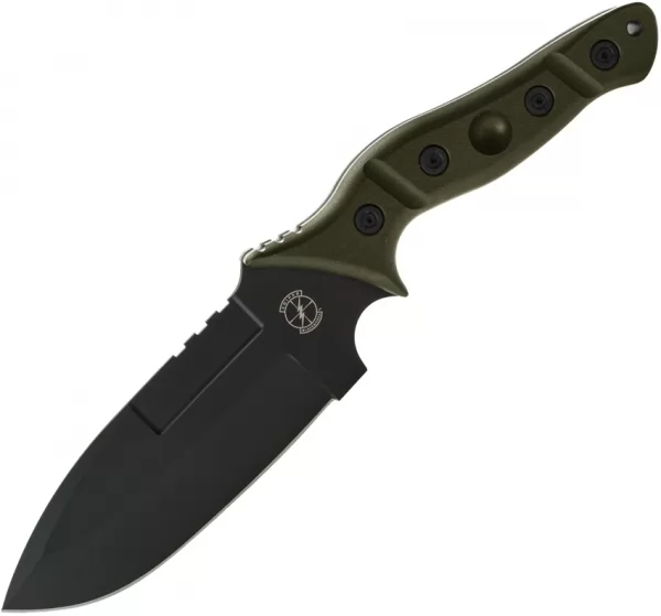 Sniper Bladeworks Mamu Fixed Blade Black-OD SBMAMUODGB
