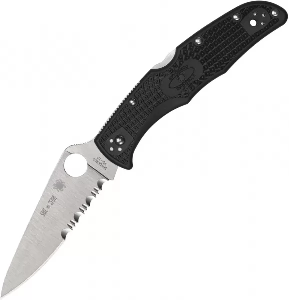 Spyderco Endura 4 Lockback Black knives SC10FPSBKRD