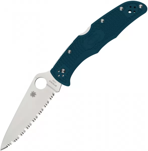 Spyderco Endura 4 Lockback Blue knives SC10FSK390