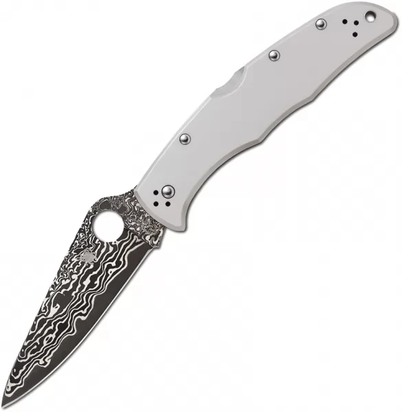 Spyderco Endura 4 Titanium Damascus knives SC10TIPD