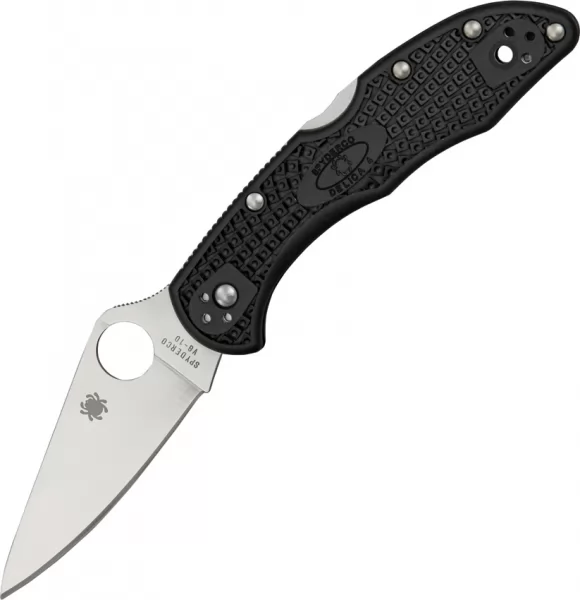 Spyderco Delica Lockback Flat Ground knives SC11FPBK