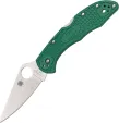 Spyderco SC11FPGR Delica Flat Ground Green FRN