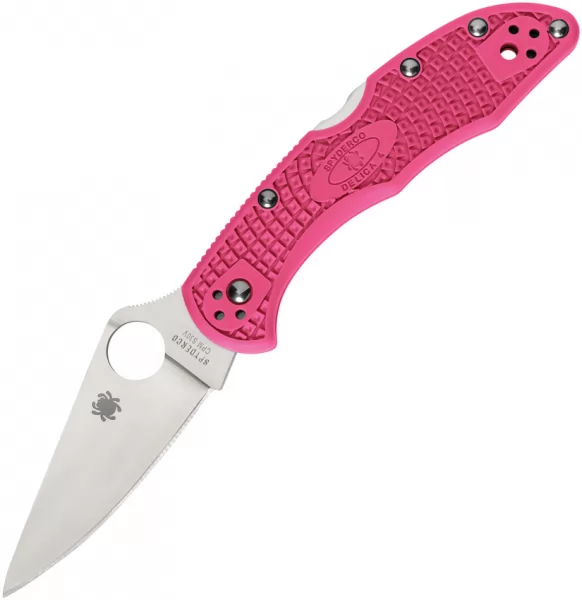 Spyderco Pink Heals Delica Lockback knives SC11FPPNS30V