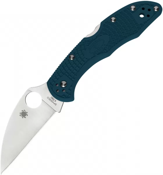 Spyderco Delica 4 Lockback Blue knives SC11FPWK390